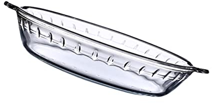 PRETYZOOM Backblech Aus Glas Für Lebensmittel Servierschale Mikrowellenteller Hitzebeständig Sicher Und Umweltfreundlich Robust Und Langlebig Für Backofen Und Kühlschrank