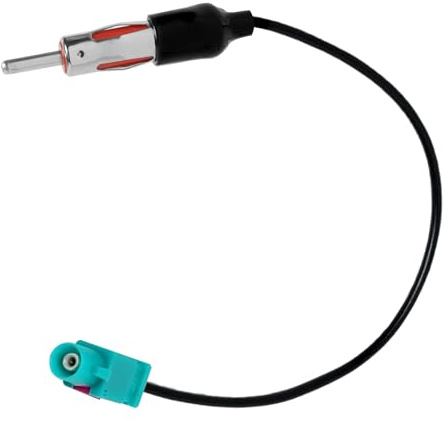 Auto Antennenadapter Fakra auf Din, Cable Adaptador de Antena de Radio FM Am Fakra Macho auf DIN Macho, für Autoradio Audio HD Radio Head Unit CD Media Player Receiver