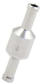 INFINAUTO Clapet anti-retour pour essence, diesel, huile, carburant, 6 mm, design élégant