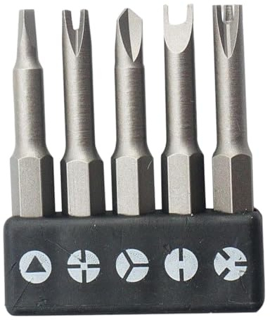 Cacciavite Bit Set, 5 Pezzi Kit Di Punte Per Cacciavite A Forma Speciale Triangolo Inserto Avvitatore Punte Utensile Per Cacciavite Per Lavoratori