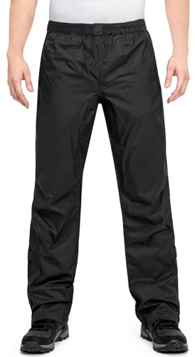 YYTECH Pantalon de Pluie pour Homme, imperméable, Coupe-Vent et Respirant. Léger et Compact, il est idéal pour Les activités de Plein air comme la randonnée, Le Camping, Le Golf et la pêche