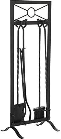 Fireplace Tools Fireplace Tool Kit with Base Brush Shovel Tongs Poker Hearth Accessories Fireplace Tools Set Fireplace Decor