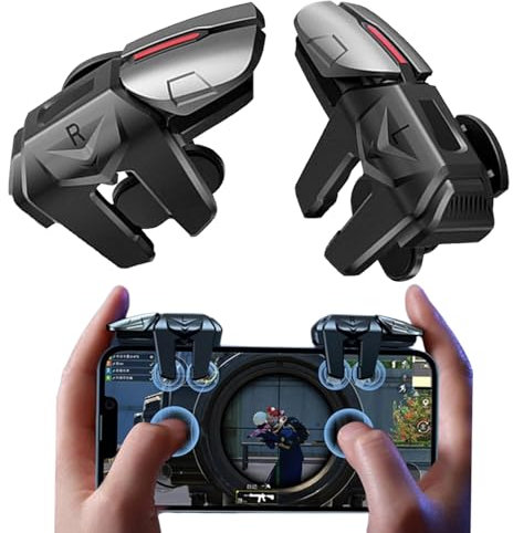 2 Pezzi Gioco Mobile Trigger, Trigger Smartphone Controller di Gioco, Regolabile Gioco Mobile Trigger, E-Sport Gioco Mobile Trigger, Dispositivo di Trigger di Gioco Mobile, Trigger per Gioco