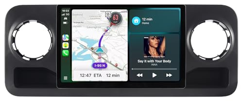 ACAVICA 13,1 Zoll Android 15 Autoradio mit Bildschirm für Mercedes Benz Sprinter Freightliner W907 VS30 2019-2023, Bluetooth Auto Radio Touch Display, Kabelloses Carplay/Android Auto/Navi/Dual WLAN