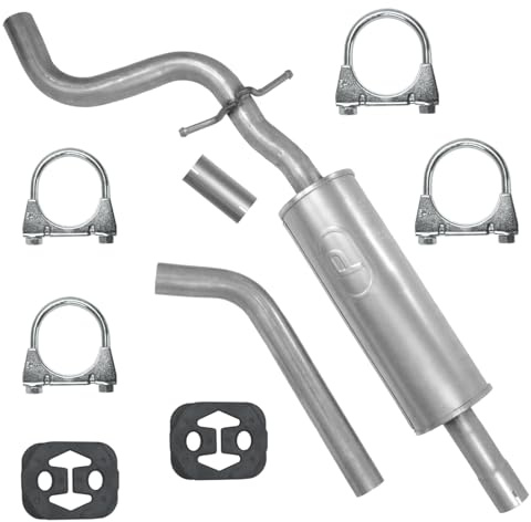 POLMOstrow Auspuff für Seat Leon 2 II 2005-2012 | Mitteltopf, Motoren: 1.2 TSI - 1.6 | Fließheck