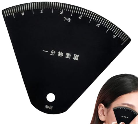 Outil de Mappage de Sourcils,Gabarit Forme Sourcils - Gabarit de Maquillage et Forme pour à Domicile pour Femmes,Débutant Expert Maison Salon
