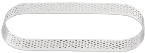 Ciieeo Stainless Steel Oval Tart Mold Baking Mold Cake Decorator for Tiramisu and Tartlet Making for Home Baking