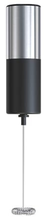 MAGICLULU Espumador de Leche Doméstico y Batidora de Mano Eléctrica en Acero Inoxidable, Portátil y Ligera, para Preparar Café y Leche en Casa