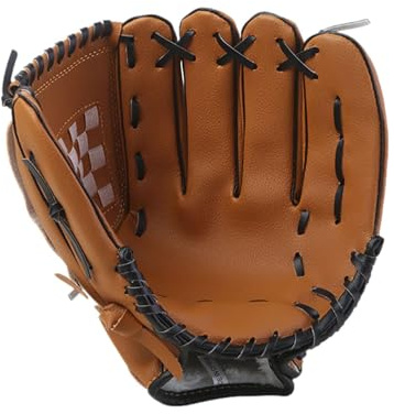 Guanti da Softball per Bambini – Guanti da Baseball in Pelle PU, Palmo Imbottito | Guanti per lanciatori e Batting, Sportivi ispessiti per Adulti e Bambini, Nutzu Professionale