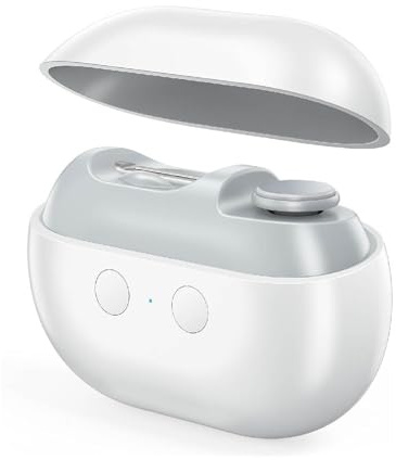 Cortador eléctrico automático de unguis para niños y adultos con recargable por USB, protege el corte de bajo ruido para ungues y uñas de los pies, podadora automática combinada