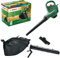 Bosch Soffiatore/aspiratore elettrico UniversalGardenTidy 2300, 2300 W, sacco di raccolta da 45 l, velocità variabile, per soffiare, aspirare e triturare foglie, confezione in cartone