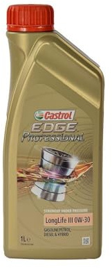 CASTROL Motoröl 0W-30 EDGE Synthetiköl Motor Öl Professional Longlife III 1L