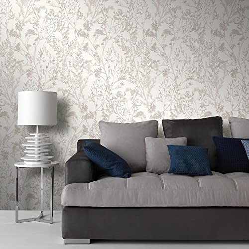 Erismann Papier peint intissé Charisma Floral Beige/crème 1025114