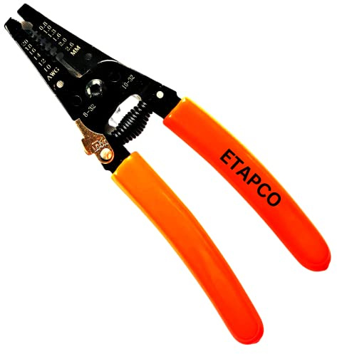 Wire Stripper - Wire Strippers Electrical, Cable Cutters, Cable Stripper Tool - Wire Strippers, Cable Stripper (Red Curved)
