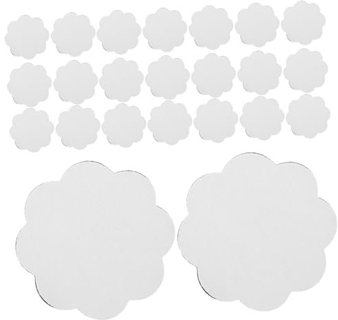 TOPBATHY 30st Untersetzer Auto-Cup-Matte Wärmeübertragungstassenmatte Tasse Matte Pad Tassenunterlage Getränkehalter Im Auto Auto-sublimationsrohlinge Leere Einstellen Druckbar Weiß