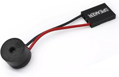 TECHZOCO Mini Altoparlante per Scheda madre, Mini Buzzer per PC, Buzzer Stato Scheda madre Pc, Buzzer di Allarme BIOS, Speaker Status Motherboard Computer, 4 Pin