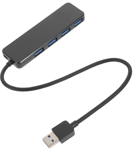 DOITOOL Usb 3.0 Hub 4-port Data Usb Hub for Laptop Desktop Pc Black 25cm Cable Multiport Expansion Adapter for Computer Accessories