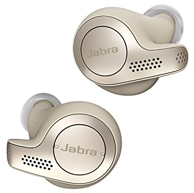 Jabra Elite 65t ? True Wireless In-ear Kopfh?rer mit Passive Noise Cancellation ? Mit 4 Mikrofon-Technologie ? Gold/ Beige, 2,7 x 3 x 2,3 cm, 100-99000001-60
