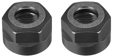 sourcing map 2stk. Spannzange Spannmuttern für CNC Fräswerkzeug Halter | Drehmaschine ER16A