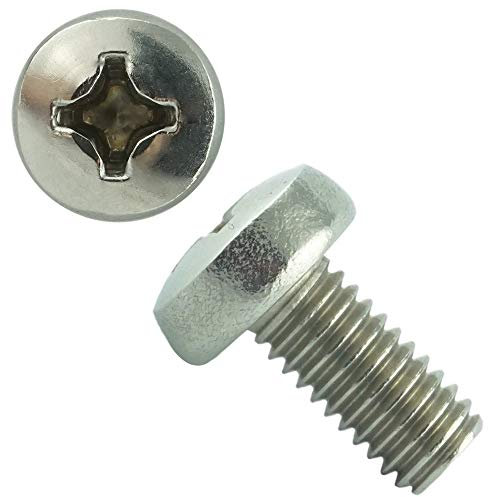 Eisenwaren2000 | M4 x 10 mm Linsenkopfschrauben DIN 7985 H mit Kreuzschlitz (30 Stück) - ISO 7045 Linsenkopf Schrauben PH Phillips - Gewindeschrauben - Edelstahl A2 V2A - rostfrei