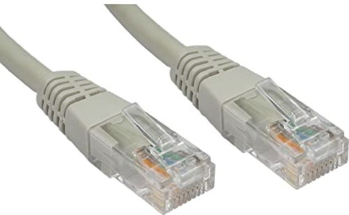 JAFSAL ONLINE CAT6 RJ45 Lan Cable- Gigabit Ethernet Patch Network UTP Lead- High Speed Ethernet Cable Cord Ideal for Internet, Router, Modem, Smart TV, PC and Laptop – 30 Meter Grey