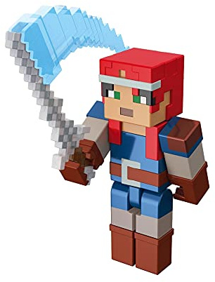 Mattel Minecraft GNC24 – Dungeons figursortiment, ca 8 cm, actionfigur att samla och tillbehör, baserat på videospel, leksakspresent för barn från 6 år
