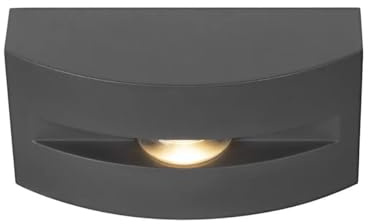 SLV Wand- und Deckenaufbauleuchte OUT-BEAM FRAME CW/Beleuchtung für Wände, Wege, Eingänge, LED Spot außen, Aufbau-Leuchte Outdoor, Gartenlampe, Decken-Strahler / 3000K 60lm anthrazit Aluminium