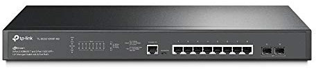 TP-Link Omada TL-SG3210XHP-M2 Switch administrable L2+ 8 Ports 2.5G et 2 Ports 10G SFP+ avec 8 Ports PoE+, Alimentation Totale de 240W