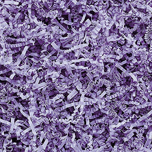 SizzlePak Geschenkfüllmaterial Umweltfreundliches Geschenkverpackungsmaterial viele Farben 125g-1kg (Lilac, 500g)
