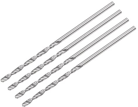 sourcing map 4 Stück VHM Bohrer Spiralbohrer Hochleistungsbohrer Ultrahart 1.3 mm C2/K20