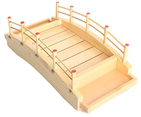 Creativo Plato de Barco de Arco de Sushi Bandeja para Servir, Madera Japonesa Plato de Comida Sashimi, para Comida, Fiestas en casa o Uso en restaurantes,Carbon Colour,52x23x13cm