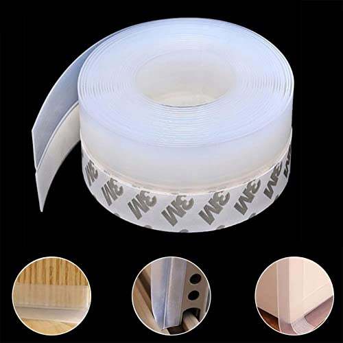 10 m Nastro sigillante in silicone Striscia per porta Inferiore resistente alle intemperie Nastro sigillante per porta della doccia in vetro prova di polvere, Insonorizzato, A prova di insetti, 45 mm