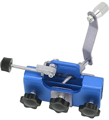 Plantilla de Afilado de Cadena de Motosierra para Motosierras y Sierras Eléctricas Leñador, Trabajador de Jardín (Azul)