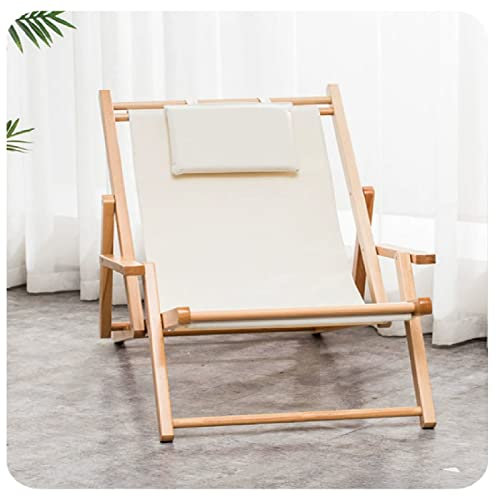 Patio Lounge Stühle,strandliege,klappbare sonnenliege,Bambus- und Holzmaterial, ausgestattet mit Armlehnendesign, 4-Positionen-Einstellung, geeignet für Innenhöfe, Balkone, Terrassen ( Color : Type B