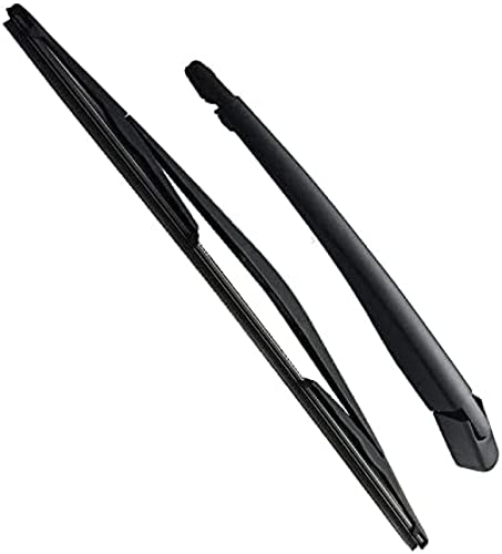 HBZYD Heckscheibe Scheibenwischer Arm & Blatt,Passt für Vauxhall Opel Corsa C 2000-2006 / Passt für Opel Meriva 2002-2010 16 Hinten Wischerarm Scheibenwischer Set