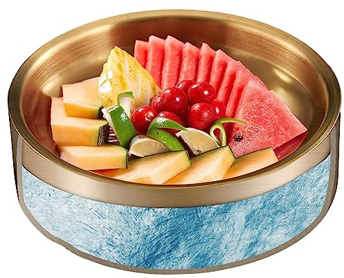 Eis-Service, kalte Servierplatten aus Edelstahl, langlebig, Eisschalen zum Servieren von kalten Lebensmitteln, Salatschüsseln, -Tabletts zum Servieren von Lebensmitteln, Empfängen