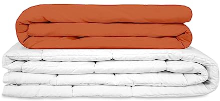 TherapieDecken - Basic Gravity Gewichtsdecke für Erwachsene Weighted Blanket Schwere Decke Für besseren Schlaf, Ginger, Größe: 150x220 cm 10 kg