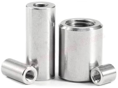 304 Edelstahl verlängern runde Kupplungsmutter Innengewinde Bolzen Abstandsstecker Gelenkhülse 1 Stück M12 M14 M16 M20 (Size : M12x18x30mm)