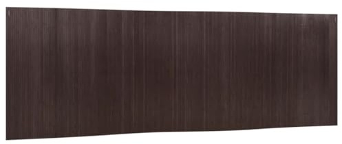 vidaXL Paravent Dunkelbraun Breite 600 cm Höhe 165 cm Bambus