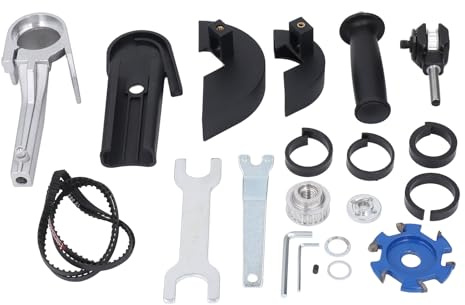 Kit Conversione Smerigliatrice Angolare M14 per Lavorazione Legno Intaglio e Incisione con Design Ergonomico Impugnatura Comoda per Artigiani Hobbisti Fai da Te Professionali
