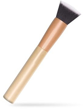 G4GADGET Liquid Foundation Brush – Flat Top Kabuki Makeup Brush for Blending Cream, Liquid & Powder – Dense Synthetic Bristles – Perfect for Foundation, Blush & Bronzer – Vegan & Cruelty-Free