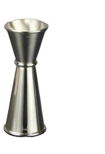 CHFYIJYHM Jigger de cóctel Doble de Estilo japonés, Medida precisa for Recetas de cócteles, for Estilo Bar casero(25 50ml)