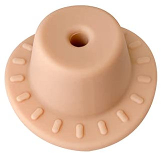 SFQEVHRZ Silikonarmband Perlen， 10 Stück Silikon-Cowboyhut-Perlen, Halsketten-Zubehör, Armband, Schlüsselanhänger, for DIY-Bastelarbeiten, Schmuckset(10pcs Peach)