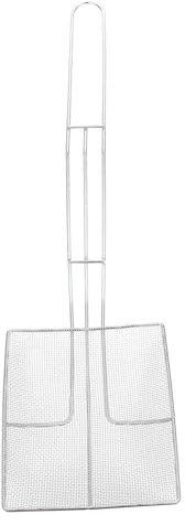 VALICLUD Espumadera Cuadrada De Acero Inoxidable Resistente Para Colar Aceite y Residuos Herramienta De Cocina Ergonómica Para Freír y Filtrar Alimentos