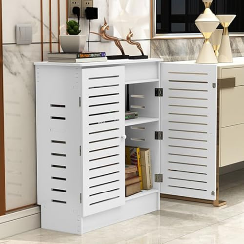 ZIGTUEI Armario De Almacenamiento Para Enrutador Wifi, Router Rack, Armario Para Router WiFi Grande, Para Sala De Estar, TV, Estante Para Decoración Del(50x70x30cm/19.7x27.6x11.8in)