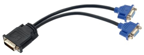 MUELODSIC Cable Adaptador De Vídeo y Macho Vga Hembra Dual para Computadora Cable De Vga
