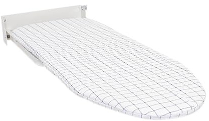 ZAYIUKI Tabla de planchar plegable montada en la pared que ahorra espacio con altura ajustable, resistente al calor, tabla de planchar