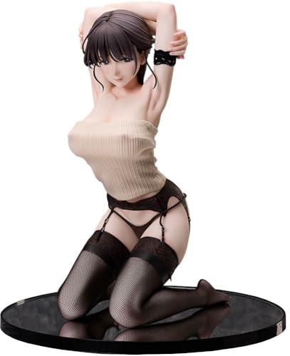 DEXSHUN Konatsu Figur Anime Comic-Illustrationen Mädchen Konatsu Kniestellung Modell PVC Statue Ornament Desktop Dekoration Sammlerstück 28cm