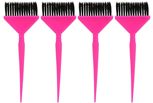 Set di pennelli per capelli, set di strumenti per colorare i capelli in nylon durevole, confezione 4