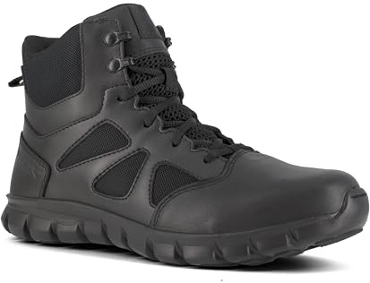 Reebok mens Sublite Cushion 6 Inch Military Tactical Boot, Black, 11 US